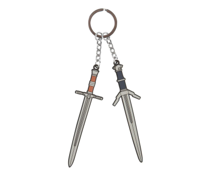 Pozostałe gadżety dla gracza Good Loot Brelok Wiedźmin 3 "Steel n' Silver"
